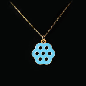 Evil Eye Necklace – The Seven Eyes | سبع عيون | With Chain | Gold | Adjustable Stainless Steel 15 – 20 Inches Chain (Copy)